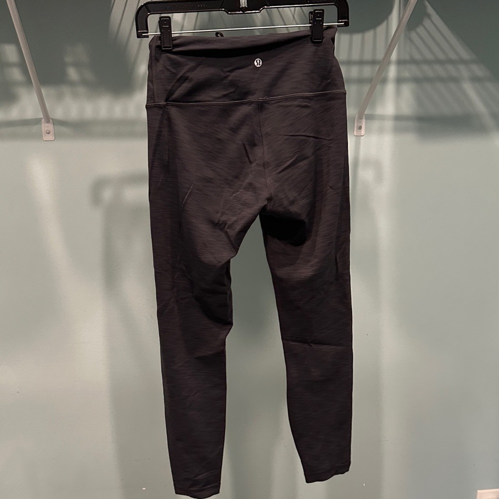 Lululemon wunder train dark heather gray leggings - Picture 6 of 7